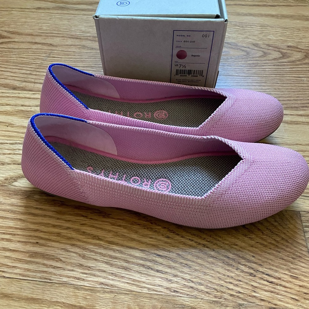 Rothy’s The Flat In Retired Color Begonia Pink - image 5